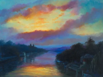 Sonnenaufgang auf Eel Pie Island